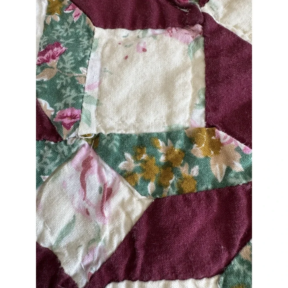 Vintage Quilt Bedspread King 82 X 93